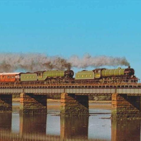 Flying Scotsman and Mayflower Steam trains